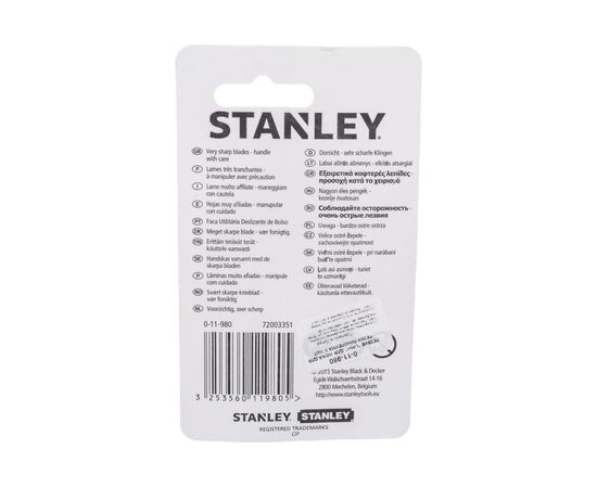 Лезвия для резки линолеума Stanley 0-11-980 