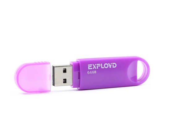  USB  64GB  Exployd  570  пурпурный 