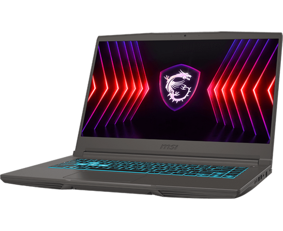  Ноутбук MSI Thin 15 B12UC-1433XRU (9S7-16R831-1433) Core i5 12450H 8Gb SSD512Gb nVidia GeForce RTX 3050 4Gb 15.6" IPS FHD (1920x1080) Free DOS grey 