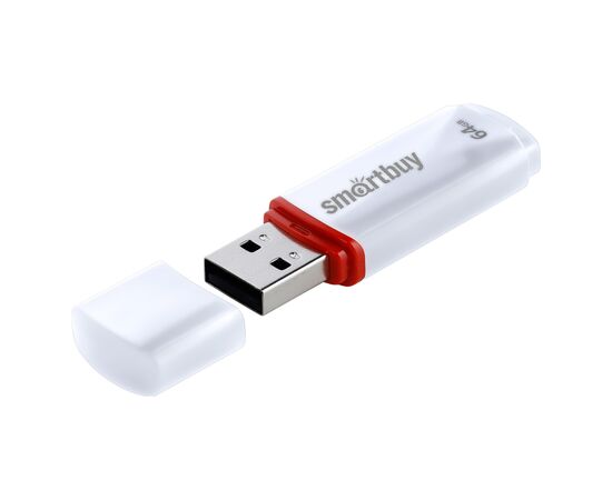  USB  64GB  Smart Buy  Crown  белый 