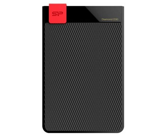  Внешний HDD  Siliсon Power  2 TB  D30 Diamond Slim, чёрный, 2.5", USB 3.1 