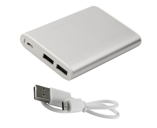  Внешний АКБ Red Line RP-30 (5000 mAh), металл, серебро 