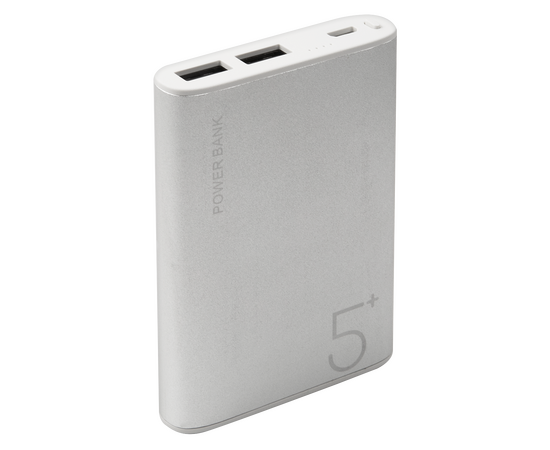  Внешний АКБ Red Line RP-30 (5000 mAh), металл, серебро 