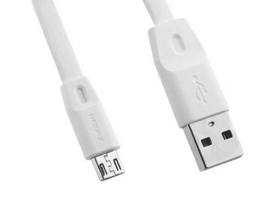  Кабель USB REMAX RC-001m Full Speed USB - MicroUSB, 2.1А, 1 м, белый 