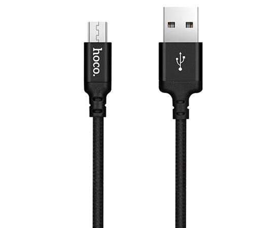  Кабель USB HOCO X14 Times speed USB - MicroUSB, 2А, 1 м, черный 