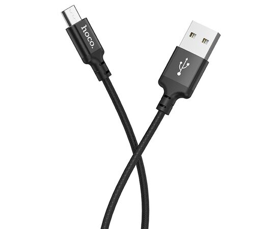  Кабель USB HOCO X14 Times speed USB - MicroUSB, 2А, 1 м, черный 