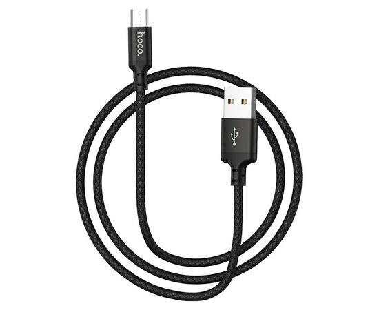  Кабель USB HOCO X14 Times speed USB - MicroUSB, 2А, 1 м, черный 