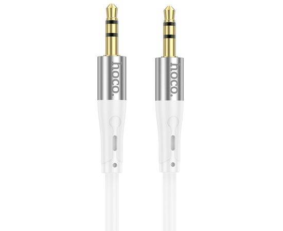  Аудиокабель HOCO UPA22 AUX Jack 3.5 (m) - Jack 3,5 (m), 1 м, белый 