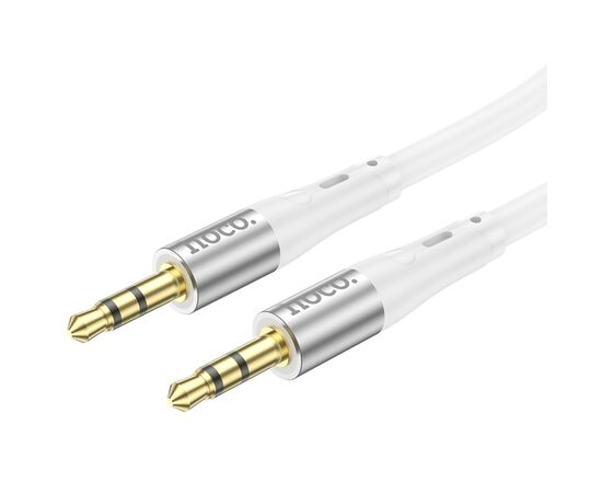  Аудиокабель HOCO UPA22 AUX Jack 3.5 (m) - Jack 3,5 (m), 1 м, белый 
