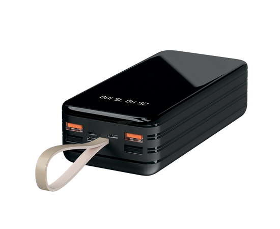  Внешний АКБ Red Line RP-66 (40000 mAh), с фонариком и сменными кабелями, черный 