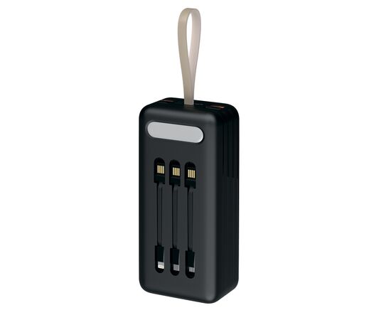  Внешний АКБ Red Line RP-66 (40000 mAh), с фонариком и сменными кабелями, черный 