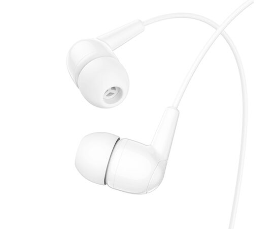  Проводные наушники HOCO M97 Enjoy, Jack 3.5mm, 1.2 м, белый 