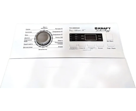  Стиральная машина вертикальная KRAFT Technology TCH-UMD8304W 