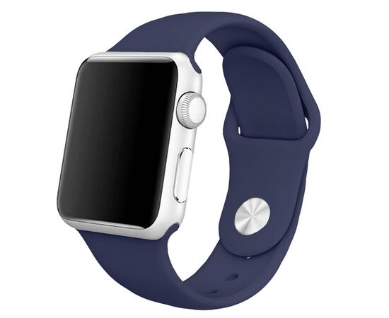  Ремешок Krutoff Silicone для Apple Watch 38/40/41mm M/L (midnight blue) 10 