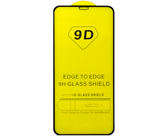  Защитное стекло 9D для Honor Play, Full Glue 2.5D, прозрачный+белая рамка 