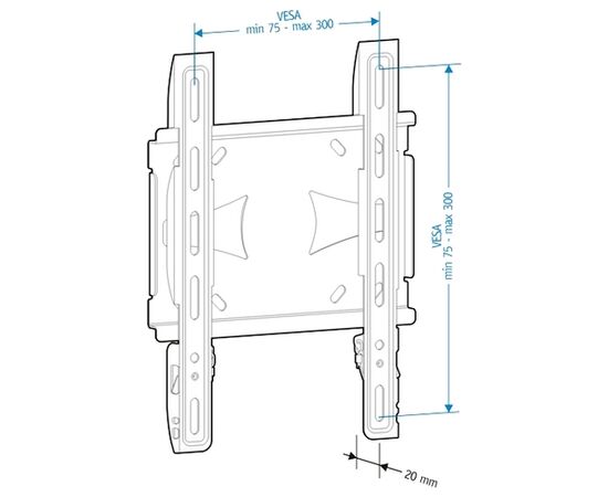  Кронштейн Holder LCDS-5045 металлик фиксированный 