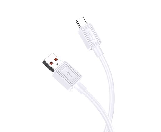  Кабель USB на Micro USB Jokade силиконовый 5A JA029 (white) 