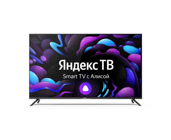  65" Телевизор Centek CT-8565 черный 3840x2160, 4K Ultra HD, 60 Гц, Wi-Fi, Smart TV, Яндекс.ТВ 