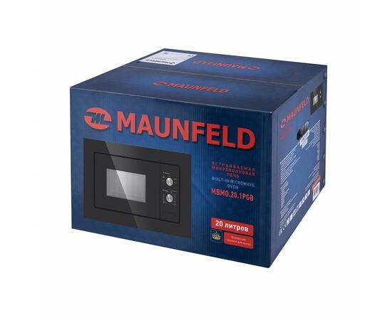  Встраиваемая микроволновая печь MAUNFELD MBMO.20.1PGB черный 
