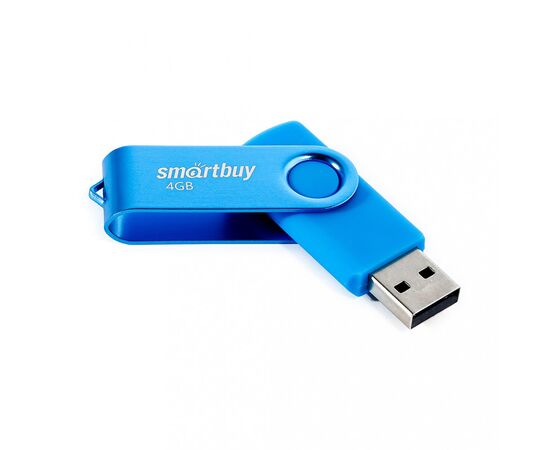  Флэш накопитель USB 4 Гб Smart Buy Twist (blue) (220874) 