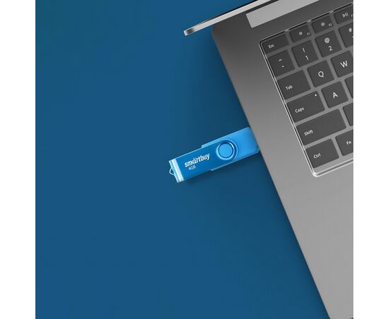  Флэш накопитель USB 4 Гб Smart Buy Twist (blue) (220874) 