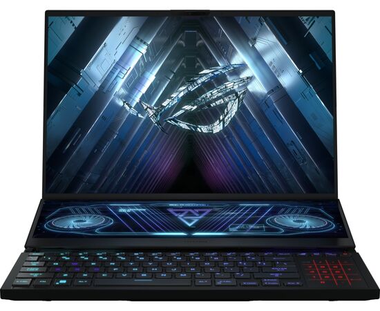  Ноутбук ASUS Rog Zephyrus Duo 16 2023 GX650PY-NM083W (90NR0BI1-M004V0) Ryzen 9 7945HX 32Gb SSD 2Tb RTX 4090 16Gb 16 WQXGA IPS 90Вт*ч Win11 Black 