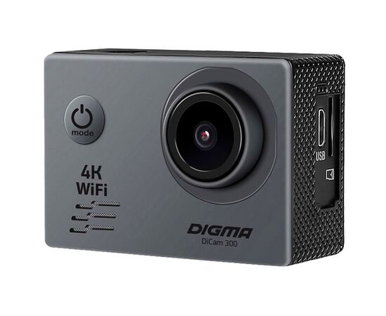  Экшн-камера Digma DiCam 300 серый 