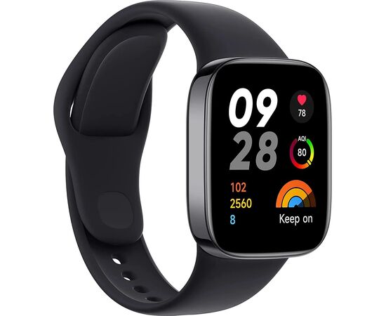  Smart-часы Xiaomi Redmi Watch 3, 1.75" Amoled, черный (BHR6851GL) 