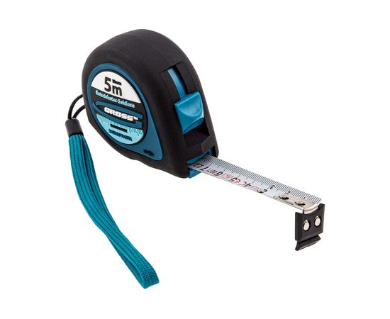  Рулетка GROSS Ergonomisch 31102 5 мx19 мм, магнитный обрезиненный зацеп 