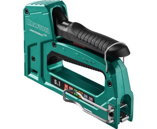  Степлер для скоб KRAFTOOL Universal HD 3188 6-в-1, литой, алюм. корпус 