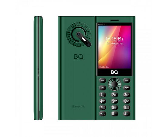  Мобильный телефон BQ 2832 Barrel XL Green+Black 