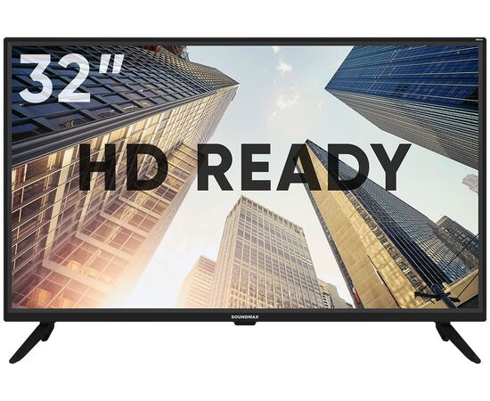  32" Телевизор SOUNDMAX SM-LED32M12 черный 1366x768, HD, 60 Гц 