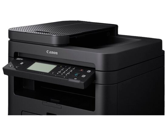 МФУ CANON MF237w (1418C121/1418C105), Wi-Fi, A4, лазерная ч.б., факс, 23 стр/мин ч/б, 1200x1200 dpi, подача: 250 лист., вывод: 100 лист., память: 256 Мб, Ethernet RJ-45, USB, ЖК-панель 