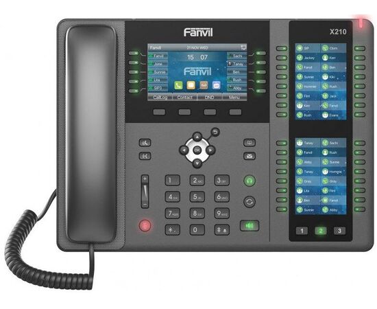  Телефон IP Fanvil X210 черный 