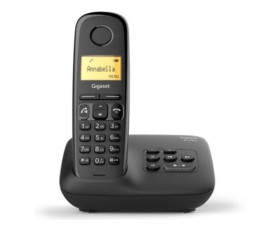  Радиотелефон Dect Gigaset A270A AM RUS черный автооветчик 