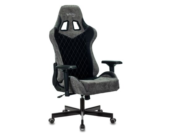  Кресло Zombie Viking 7 Knight Fabric (Viking 7 Knight B) текстиль/эко.кожа черный 