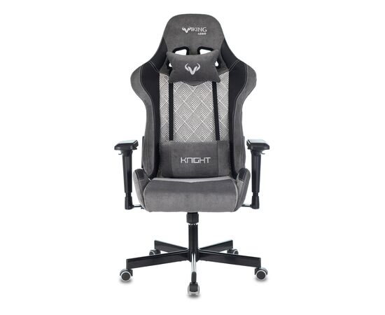  Кресло Zombie Viking 7 Knight GR Fabric Loft текстиль/эко.кожа серый 