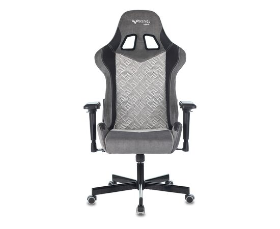  Кресло Zombie Viking 7 Knight GR Fabric Loft текстиль/эко.кожа серый 