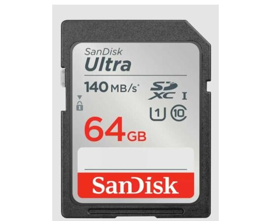  Карта памяти SanDisk Ultra SDSDUNB-064G-GN6IN 64GB SDXC Class 10 UHS-I 