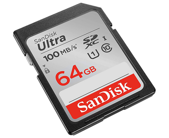  Карта памяти SanDisk Ultra SDSDUNB-064G-GN6IN 64GB SDXC Class 10 UHS-I 