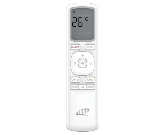  Кондиционер Just AIRCON JAC-18HPSIA/CAC/JACO-18HPSIA/CAU Chroma inverter черный 