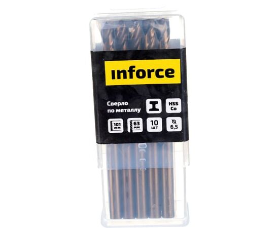 Сверло по металлу Inforce HSS-Co 11-01-448 6,5x101мм 
