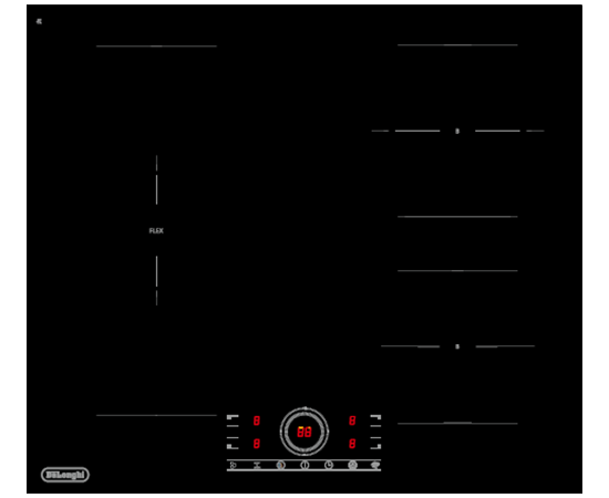  Варочная поверхность DeLonghi Elettra 4B1P CR 