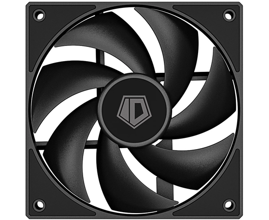  Вентилятор ID-COOLING AF-125-K Trio (3 in 1) 120x120x25мм (PWM, резиновые углы, черный, 500-2000об/мин) Box 