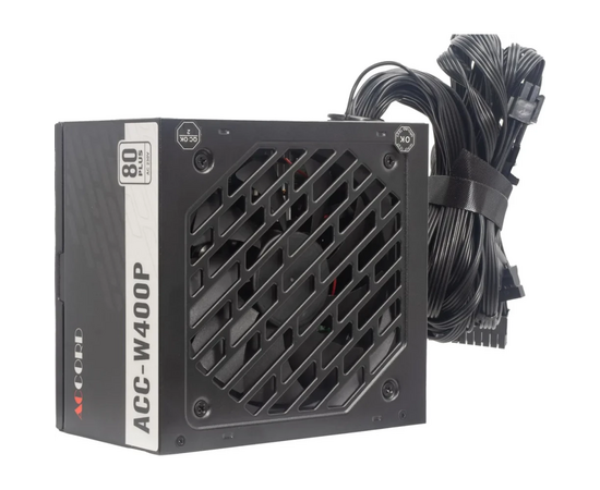  Блок питания Accord ACC-W400P ATX 400W 80 Plus White (20+4pin) 120mm fan 6xSATA 