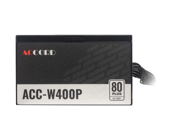  Блок питания Accord ACC-W400P ATX 400W 80 Plus White (20+4pin) 120mm fan 6xSATA 