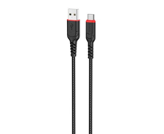  Кабель USB - Type-C Hoco X59 Victory 300см 2,4A  (black) (229356) 