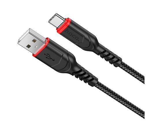  Кабель USB - Type-C Hoco X59 Victory 300см 2,4A  (black) (229356) 