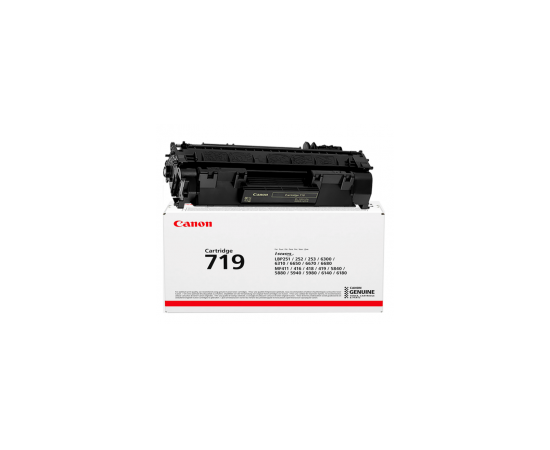  Тонер-картридж Canon Cartridge 719 (3479B002) Black черный, 2100 стр., для i-Sensys MF5840/MF5880/LBP6300/LBP6650 
