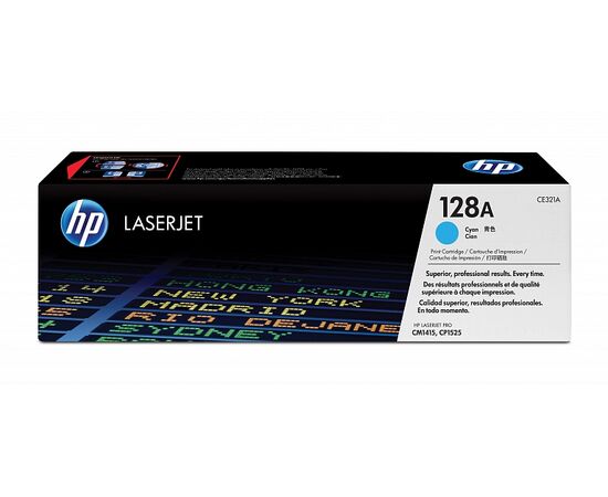  Картридж лазерный HP 128A CE323A пурпурный (1300стр.) для HP CM1415/CP1525 